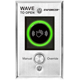Seco-Larm SD-927PKC-NEVQ Enforcer Wave-to-Open Sensor with Manual Override Button