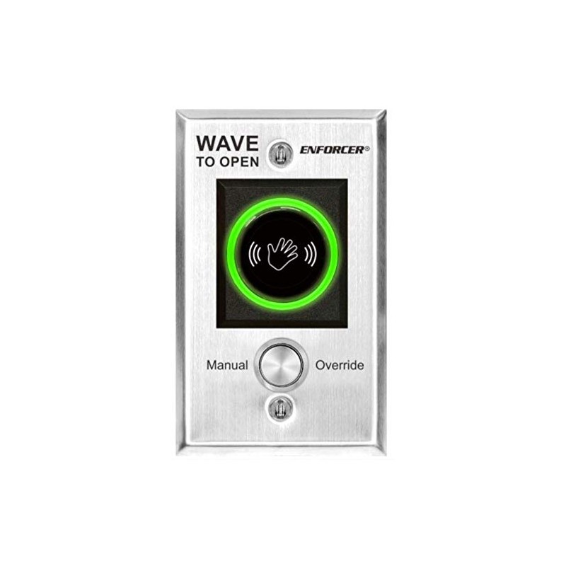 Seco-Larm SD-927PKC-NEVQ Enforcer Wave-to-Open Sensor with Manual Override Button