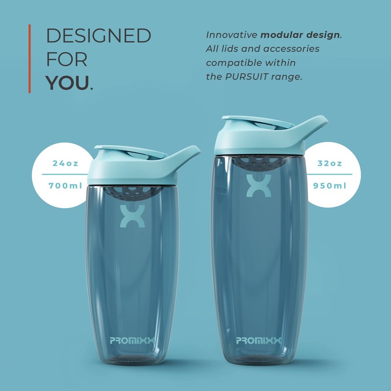 Promixx Pursuit Protein Shaker Bottle - Premium Shaker for Protein