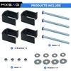 MXSAG New Pack of 4 Heavy Duty Aluminum Alloy Truck