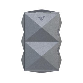 Colibri Premium Quasar SV-Cut 2 in 1 Cigar Cutter - Ergonomic Stainless Steel V-Cut and Straight Cut Style Spring-Loaded Blade, Ideal for up to 60+ Ring Gauge - Gift for Cigar Enthusiasts (Charcoal)