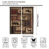 Rustic Moose Deer Curtain, Retro Rustic Bear Country Style Rustic