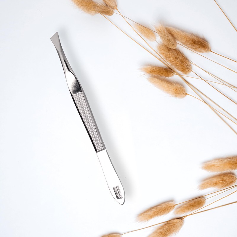 4056 NIY Niyok Tweezers Oblique Solingen, Vitaloy