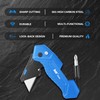 XW Folding Utility Knife with Screwdriver, Heavy Duty Zinc Alloy