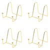 Taicols Display Stand, 4 Pcs Metal Plate Stands for Display,