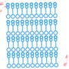 KONTONTY 90 Pcs Bubble Blower Sticks Making Wands for Ideal