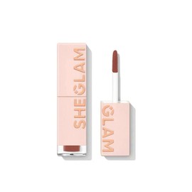 Labial Sheglam de larga duración con brillo cambiante y acabado hidratante (Mocha loca, 3.5 g)