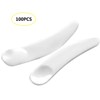mciskin 100PCS Mini Disposable Curved Cosmetic Spatula Scoop Makeup Mask