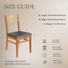 SearchI Seat Covers for Dining Chairs, 4 Pack Stretchable Removable