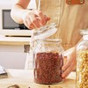 ECYC 650 ml Clear Glass Jar with Lovely Heart-Shaped Handle,