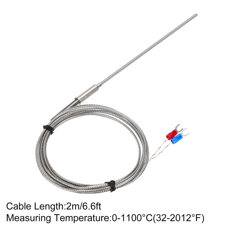 sourcing map K Type Thermocouple Temperature Sensor Probe 3x150mm 6.6ft