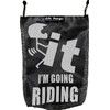GrilleAdz Universal UTV/Marine/Outdoor Mesh Bag Custom Im Goin Ridin Design