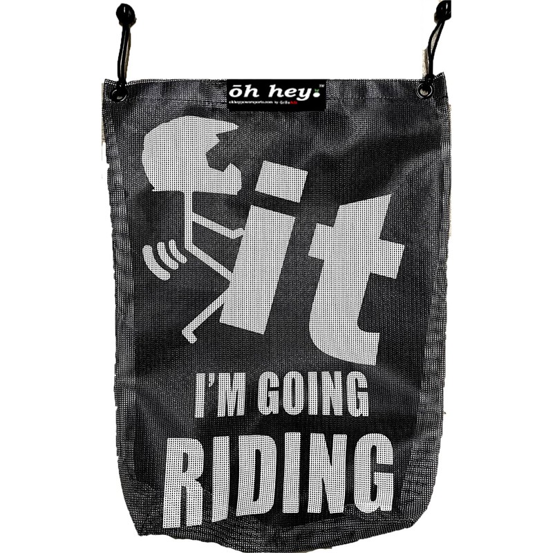 GrilleAdz Universal UTV/Marine/Outdoor Mesh Bag Custom Im Goin Ridin Design