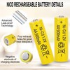Ni-Cd AA 900mAh 1.2V Rechargeable Solar Light Batteries 4 PCS