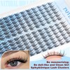 TNFVLONEINS Fairy Lash Clusters Wispy Eyelash Clusters 11-13MM Natural Lash