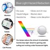 WF WFPOWER Blue Light Blocking Glasses Clip On, Rimless Computer