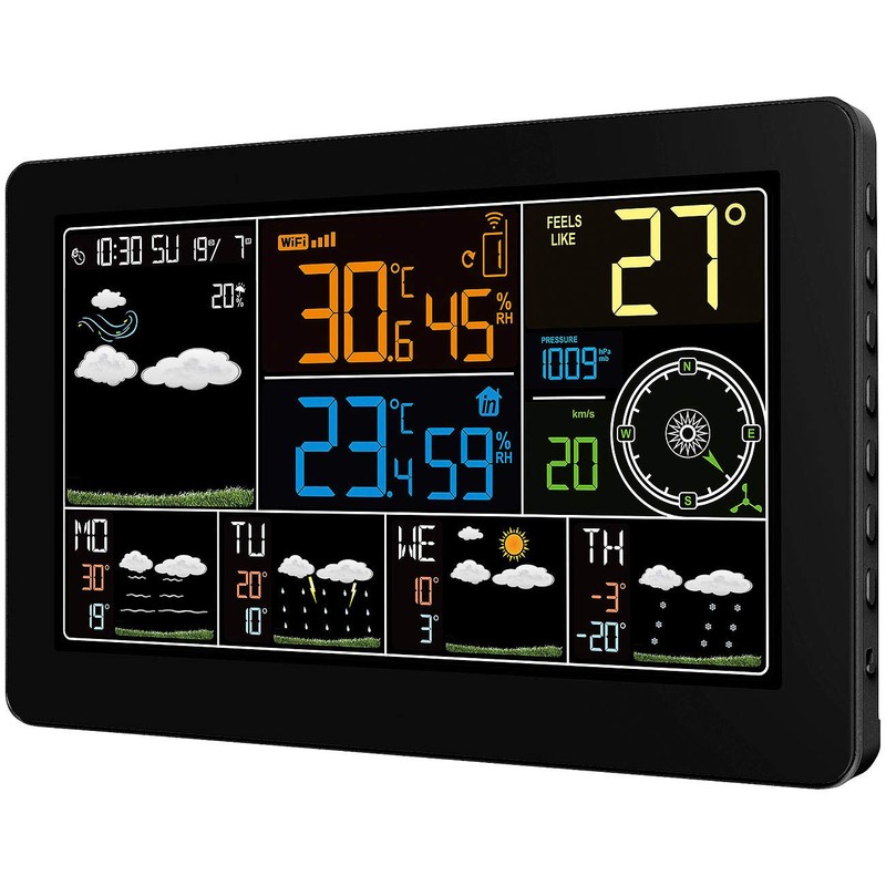 infactory Outdoor Thermometer, WLAN Wireless Weather Station, Outdoor Sensor, 5