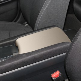 TTX LIGHTING Armrest Cover for Honda Civic 2016-2021 Center Console Pad Covers Scratch Resistance Protector Pad Decoration Accessories Armrest Decoration(Beige)
