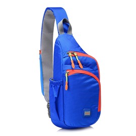 fourfivesix Haru One Shoulder Bag, Women's, Men's, Crossbody Bag, Sling Bag, Sports, Large Capacity, Waterproof, Nylon, Lightweight, Travel, Bicycle, Casual, Fishing, Outdoors, Water Bottle Pouch