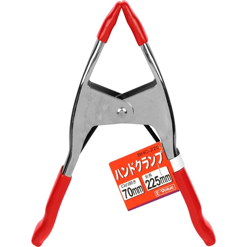 E-Value Metal Hand Clamp Total Length 8.9 inches (225 mm)