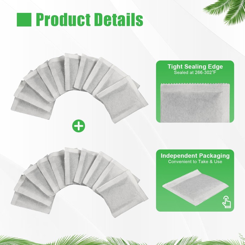 Pack of 20 Distilling Filters, Activated Carbon Water Filter, Replacement