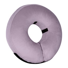 Tonqixope Inflatable Dog Cone Collar-Soft Protective Cone for Dogs After Surgery,Dog Donut Collar for Large Medium Small Dogs and Cats (Purple Gray,Medium)