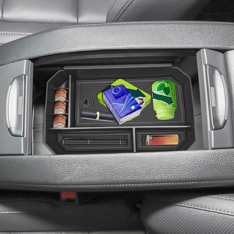 Agulier ABS Center Console Organizer Compatible with Toyota Highlander 2020-2024