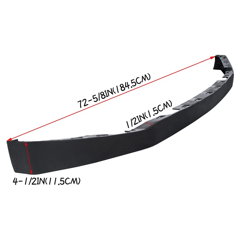ECOTRIC Front Lower Bumper Valance Panel Compatible with 2017 2018