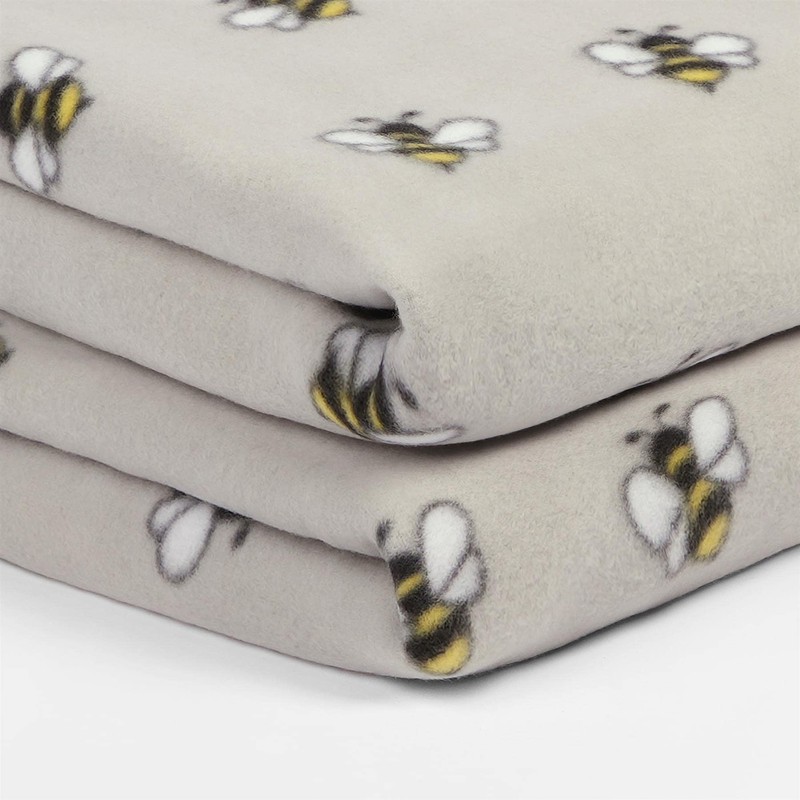 Dreamscene Bumble Bee Fleece Throw Blanket, Winter Warm Sofa Bed