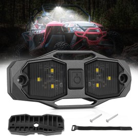 ACEC SHOP UTV - Luz de cúpula universal de 12 V para montaje en barra enrollable, luz interior UTV, luz de cúpula, luz de mapa, luz de cortesía para UTV, Polaris RZR, Ranger SxS, Truck