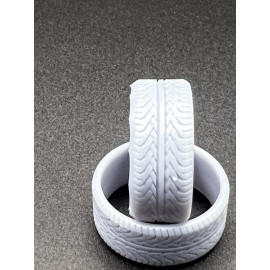 Unbranded 1/24 Scale Resin 25” “Rucci” Style Wheel Set For Scale Modeling