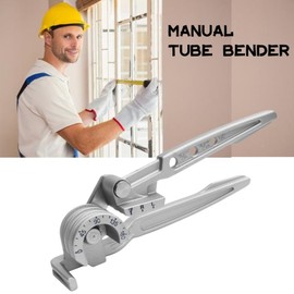 Y-Nut Manual Tube Bender 3 in 1 0-180 Degrees Copper Tubing Bending Tools for Copper, Brass, Aluminum and Soft Metal (1/4’’、5/16’’、3/8’’)