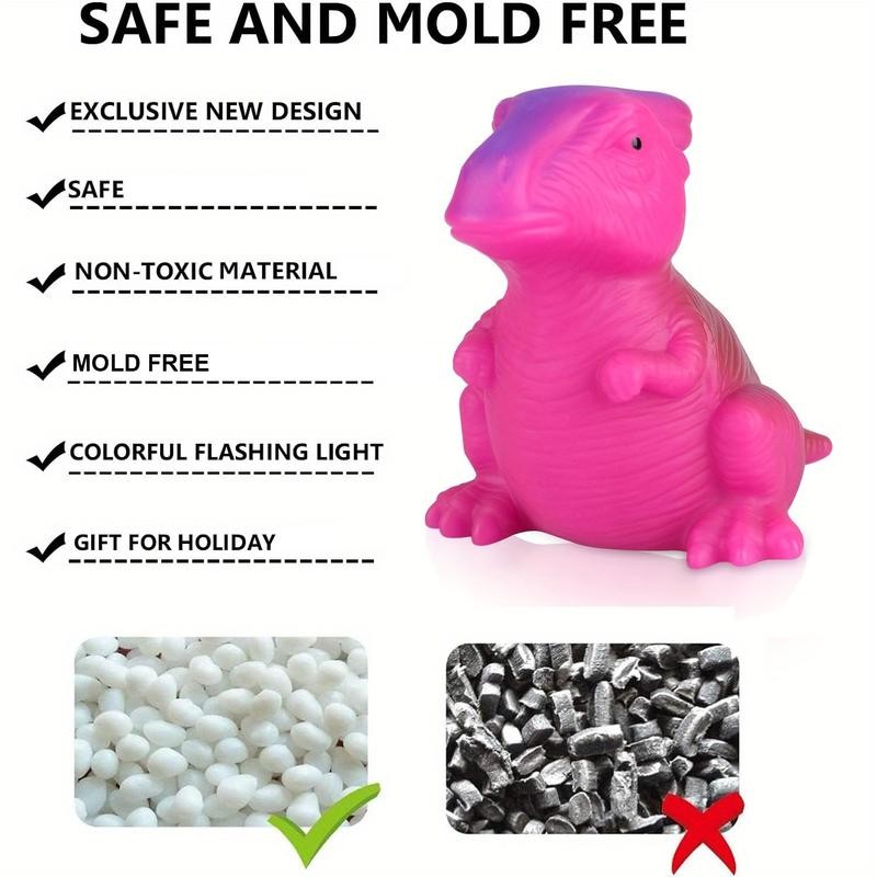 Cute Lihgt-up toys, dinosaur mermaid animal model toys, glow in