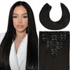Clip in Hair Extensions Real Human Hair 120g 7pcs Seamless