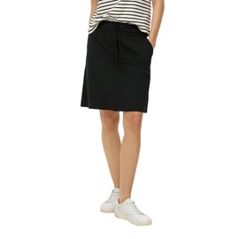 s.Oliver Women's Skirt with Drawstring, Black 9999