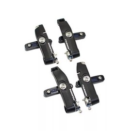 Laminar FOURIERS BR-S005 Direct Mount Aero V-Brake Set for Giant Propel, Black, AL6061-T6 3D Forged, 256g (F+R), Fits Road Bike, 25mm Tires