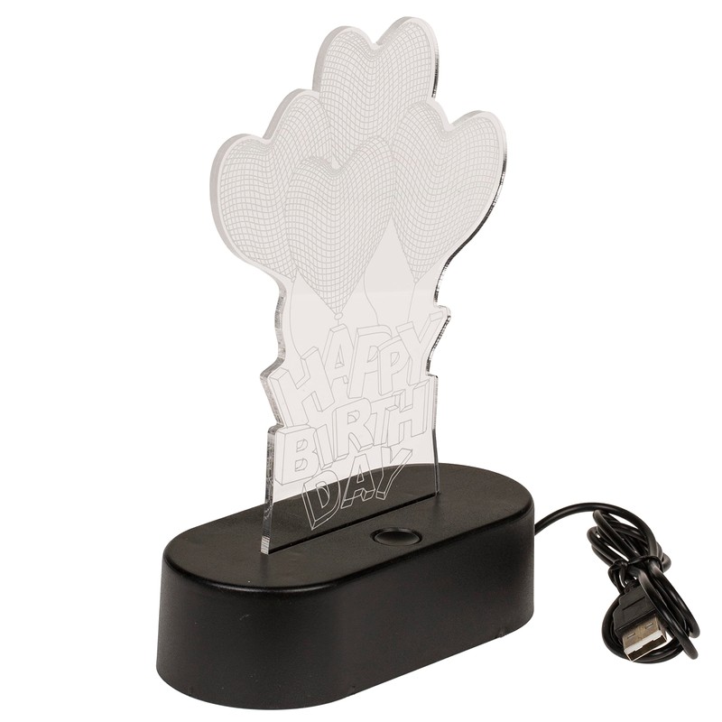 MIK funshopping 3D Light Night Light 3D Effect Lamp with