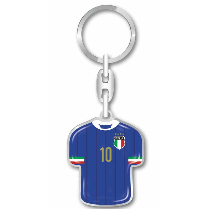 daged Italy Keyring Jersey Key Ring Resin Coating 3D Effect