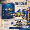 Mechanical Shark Building Set for Creative Play – 687-Piece Light-Up