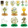 12 God Bless Party Honeycomb Baptism Table Centerpieces Peace Pigeon
