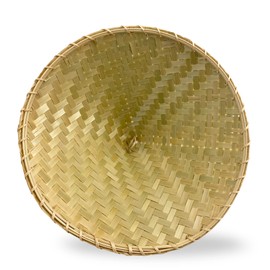 PANWA (New Item) Traditional Sticky Rice Cooking Steamer Basket Wicker Lid - NATURAL SCENTED - Handcrafted “Universal Fit for all Large” Wing and Round Baskets