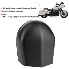 Replacement Motorcycle Horn Cover Fits Touring Models with Standard Horns from 1993 to 2018. Speaker Grille Materials Made of High Quality Metal Materials (Matte Black)
