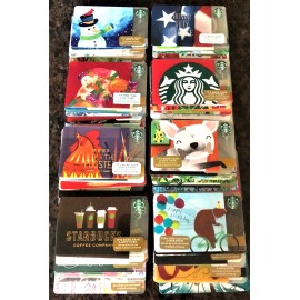 Starbucks HUGE Lot~ 200 NEW Starbucks Gift Cards ~100 Designs ~Great Collection Deal ~Mint