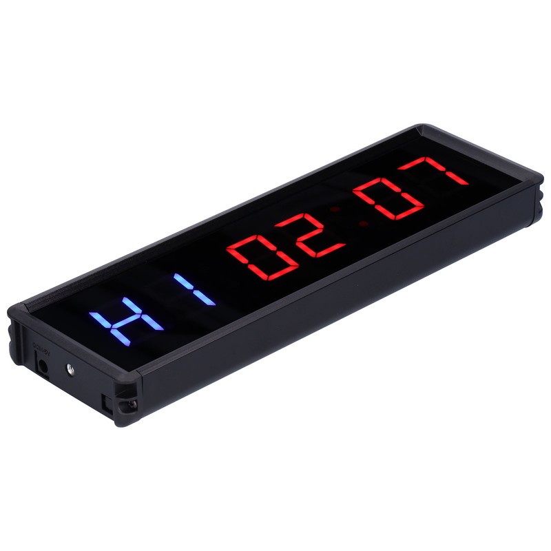 Interval Timer 1.5in LED Digital Display Count Down/Up Clock with