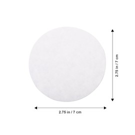 iplusmile 7cm Diameter Qualitative Filter Paper 100 Pcs Medium Speed for Fish Tanks Coffee Filters