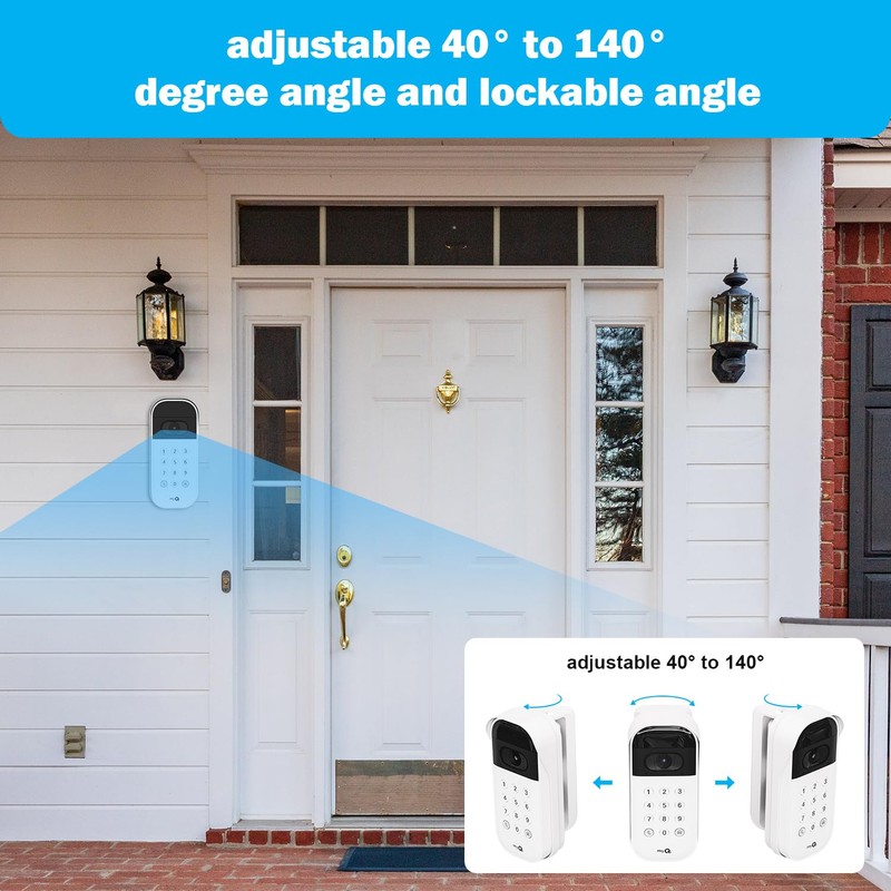 Swivel Mount for myQ Smart Garage Video Keypad ,Angle Adjustable(40