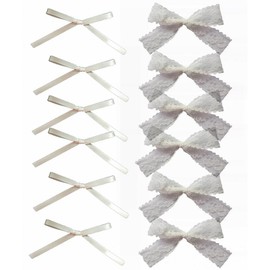 Lace Hair Bow Clips for Women Girl, White Lace Bows Hair Clip for Hair Decor, Bow Hairpin Lovely Headwear Barrettes Hair Accessories