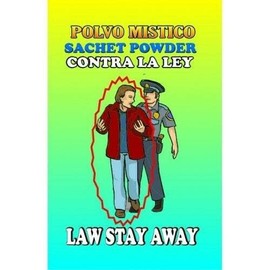 1 PIECE BRYBRADAN LAW STAY AWAY POWDER - CONTRA LA LEYPOLVO EN BOLSA 1/2 OZ 14 GR