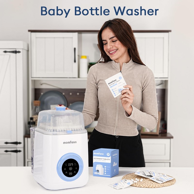 MOMFANN Professional Deep Cleaning Detergent Tablets for All Baby Bottle