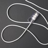 Globe Electric 22811 9-ft Fabric Extension Cord, 3 Polarized Outlets,